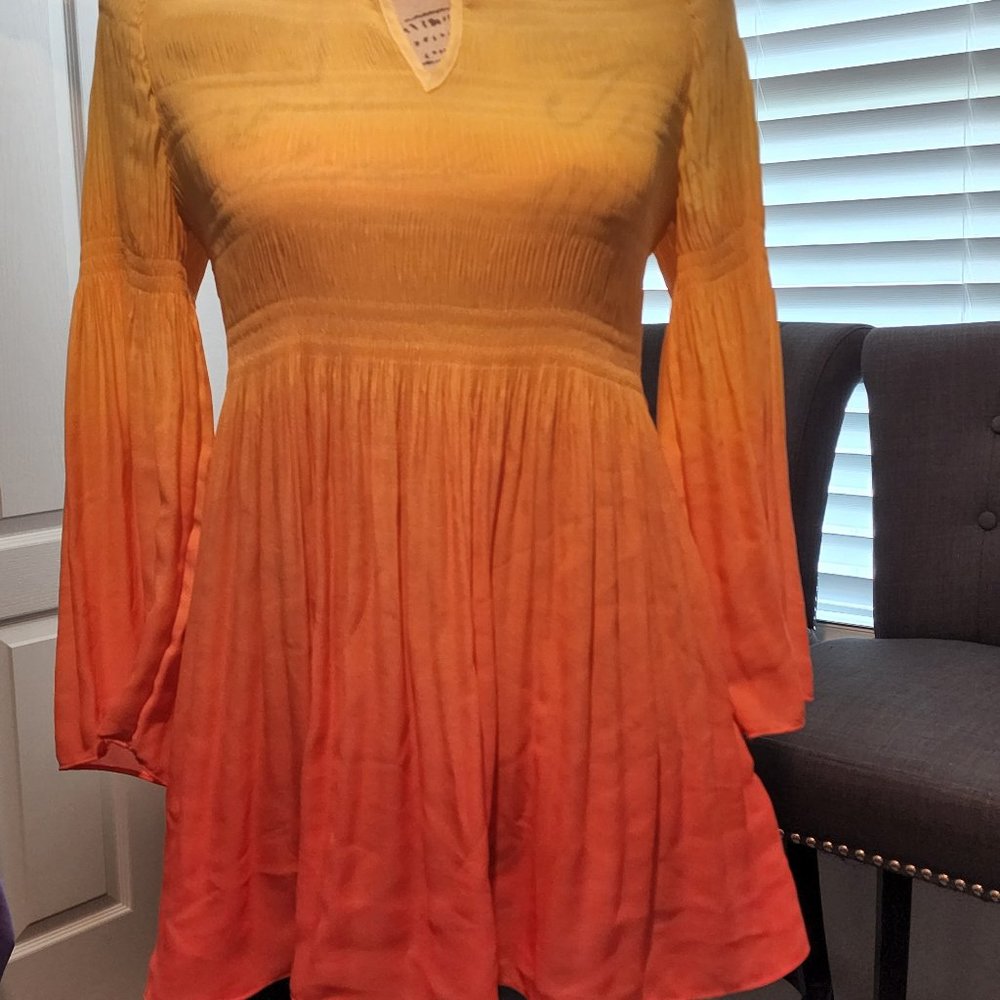 Ombre summer mini dress
